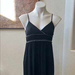 Max studio Black Spaghetti Strap Dress roomy XS
